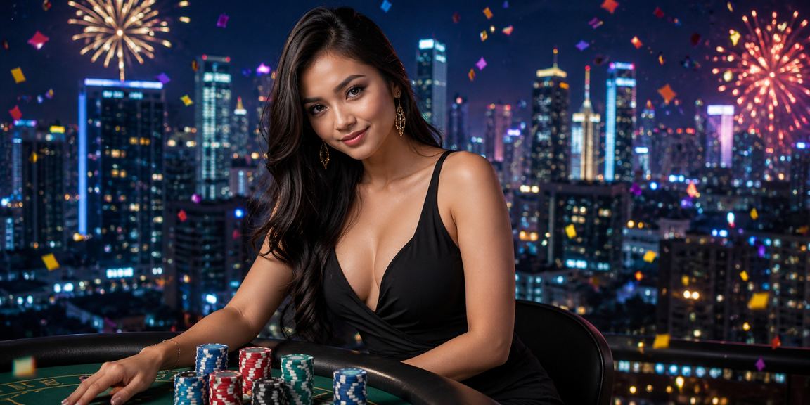Suasana festival taruhan dan permainan game online yang meriah di Indonesia